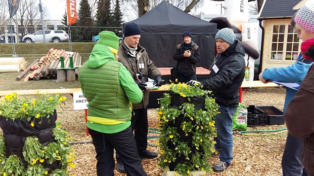  Noorte aednike kutsemeistriv�istlused Tartu Maamessil 21.04.16