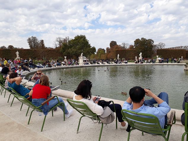   Pariisi aiad, pargid. Oktoober 2018