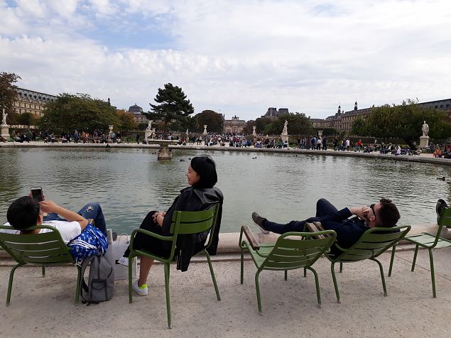   Pariisi aiad, pargid. Oktoober 2018