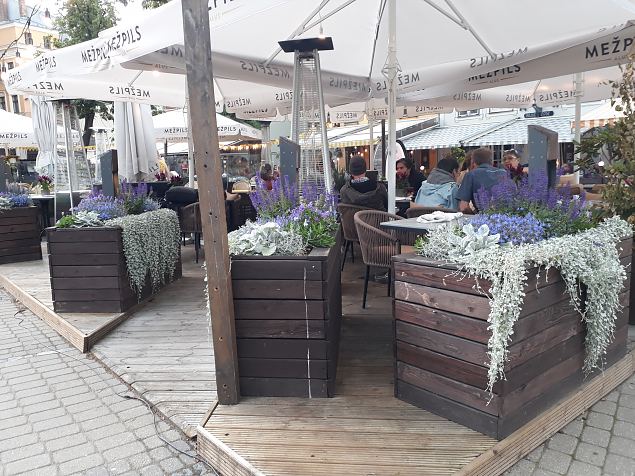   Riia vanalinna haljastus juuli 2019