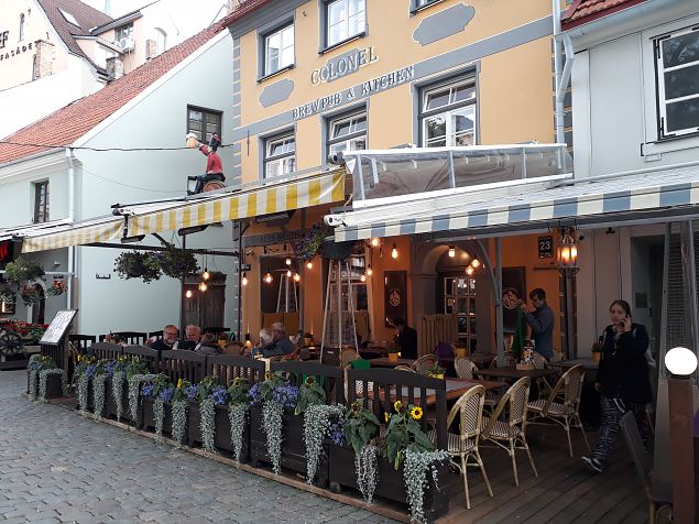   Riia vanalinna haljastus juuli 2019