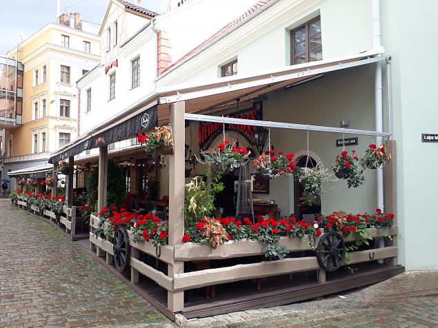   Riia vanalinna haljastus juuli 2019