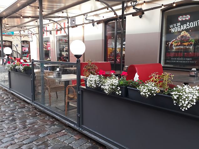   Riia vanalinna haljastus juuli 2019