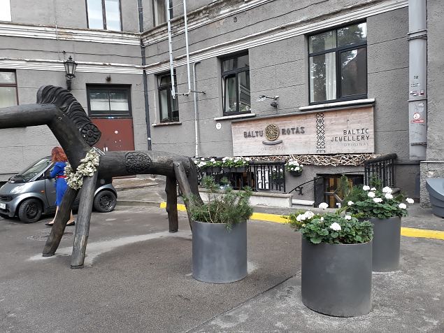   Riia vanalinna haljastus juuli 2019