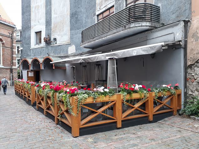   Riia vanalinna haljastus juuli 2019