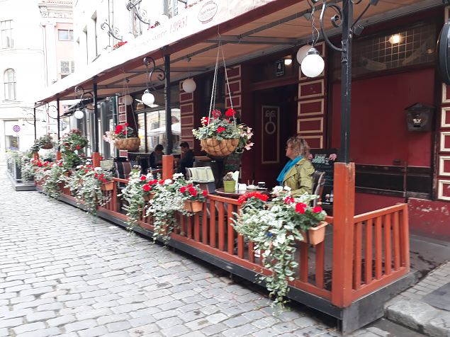   Riia vanalinna haljastus juuli 2019