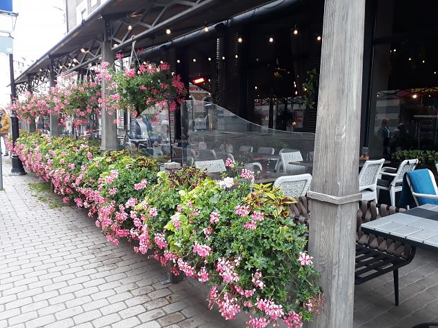   Riia vanalinna haljastus juuli 2019