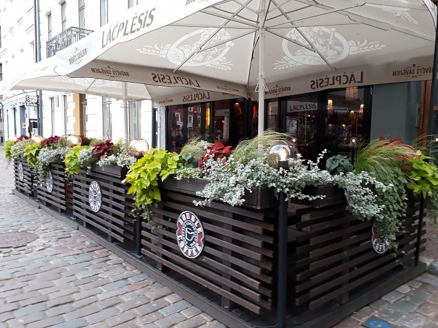   Riia vanalinna haljastus juuli 2019