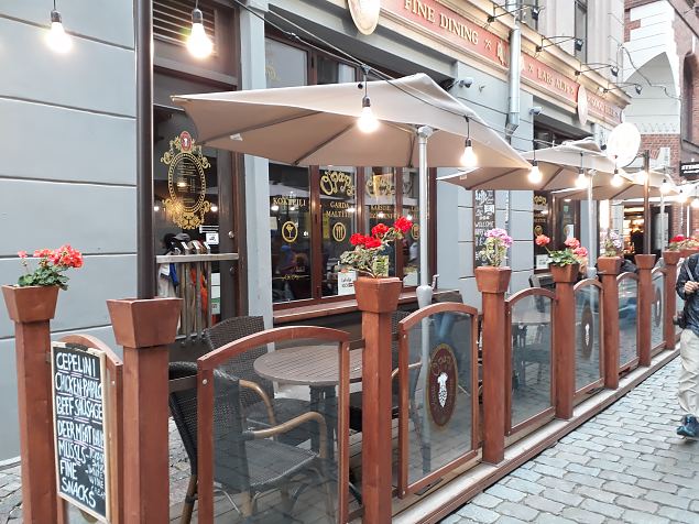   Riia vanalinna haljastus juuli 2019