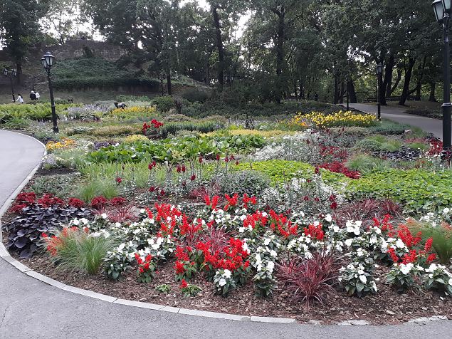   Riia vanalinna haljastus juuli 2019