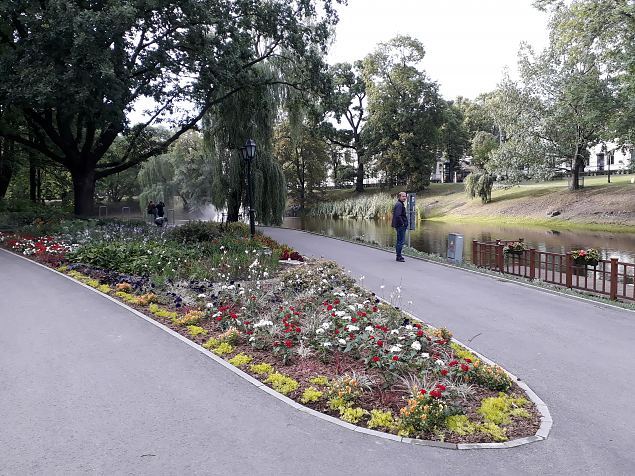   Riia vanalinna haljastus juuli 2019