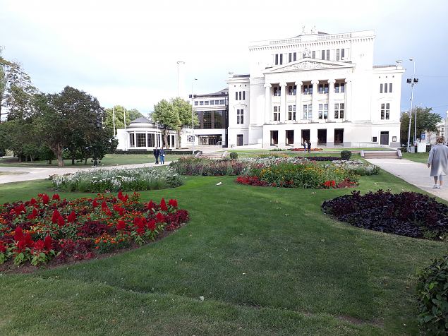   Riia vanalinna haljastus juuli 2019