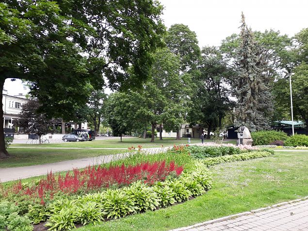   Riia vanalinna haljastus juuli 2019