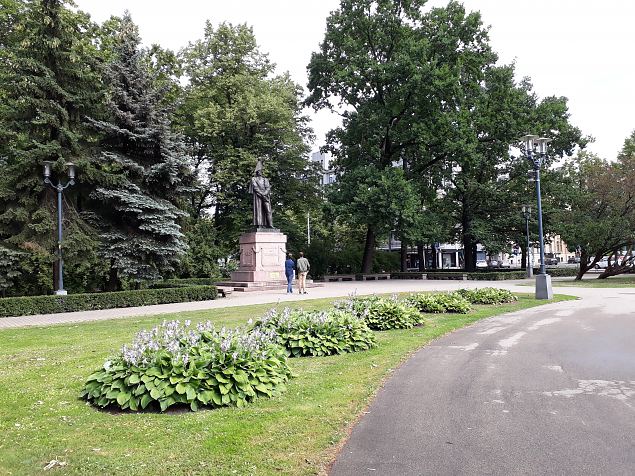   Riia vanalinna haljastus juuli 2019