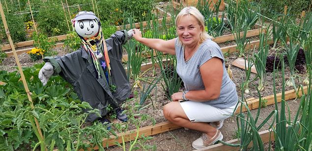   Vitoria (Hispaania) Lakua linnaosa �koloogiline kogukonna aed teisel eluaastal juuli 2019