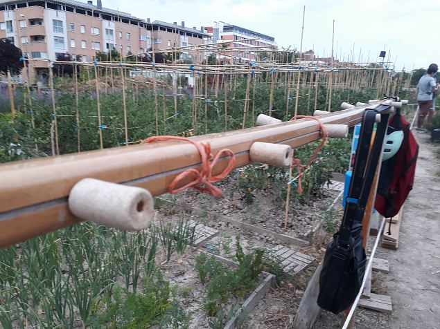   Vitoria (Hispaania) Lakua linnaosa �koloogiline kogukonna aed teisel eluaastal juuli 2019