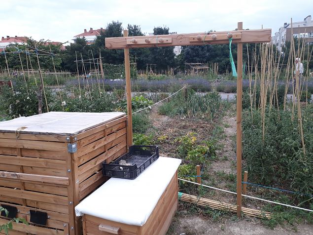   Vitoria (Hispaania) Lakua linnaosa �koloogiline kogukonna aed teisel eluaastal juuli 2019