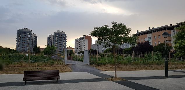   Vitoria (Hispaania) Lakua linnaosa �koloogiline kogukonna aed teisel eluaastal juuli 2019