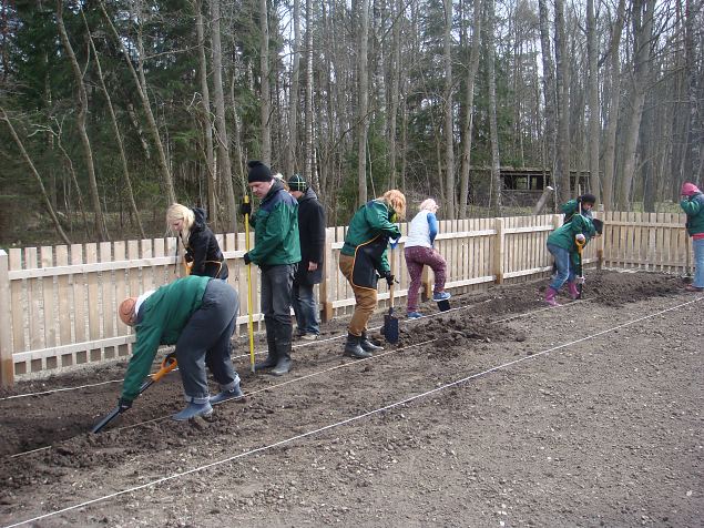   Tallinna Kopli Ametikooli aianduseriala �pilaste praktika Eesti Vaba�humuuseumis 22.-23.04.15
