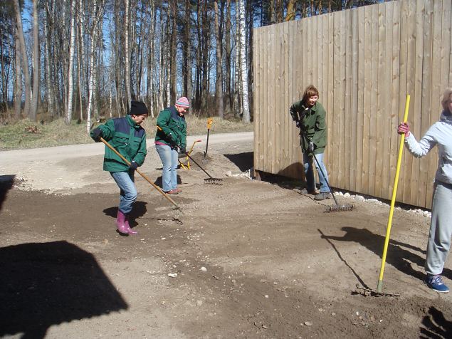   Tallinna Kopli Ametikooli aianduseriala �pilaste praktika Eesti Vaba�humuuseumis 22.-23.04.15