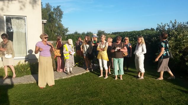   Aiakujunduse koolitus Ilmandu eraaias 10.08.15