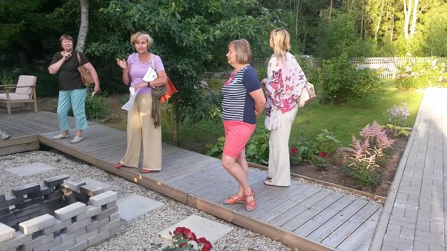   Aiakujunduse koolitus Ilmandu eraaias 10.08.15